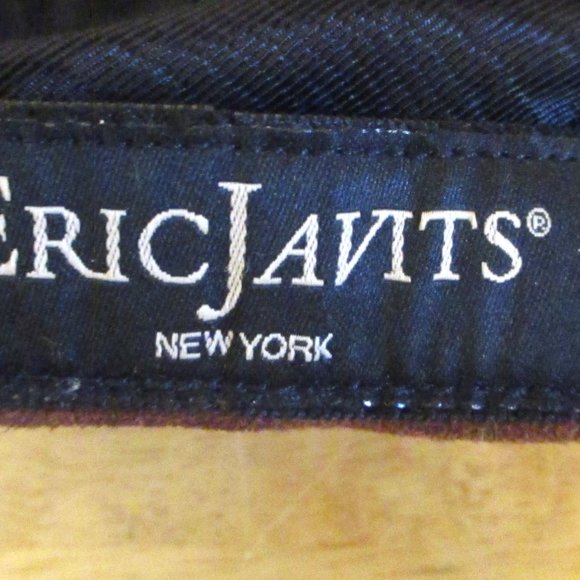 Eric Javits New York Mens 'Guido Cap" Newsboy Cap, Brown Suede, Quilted Brim, OS - Picture 8 of 9